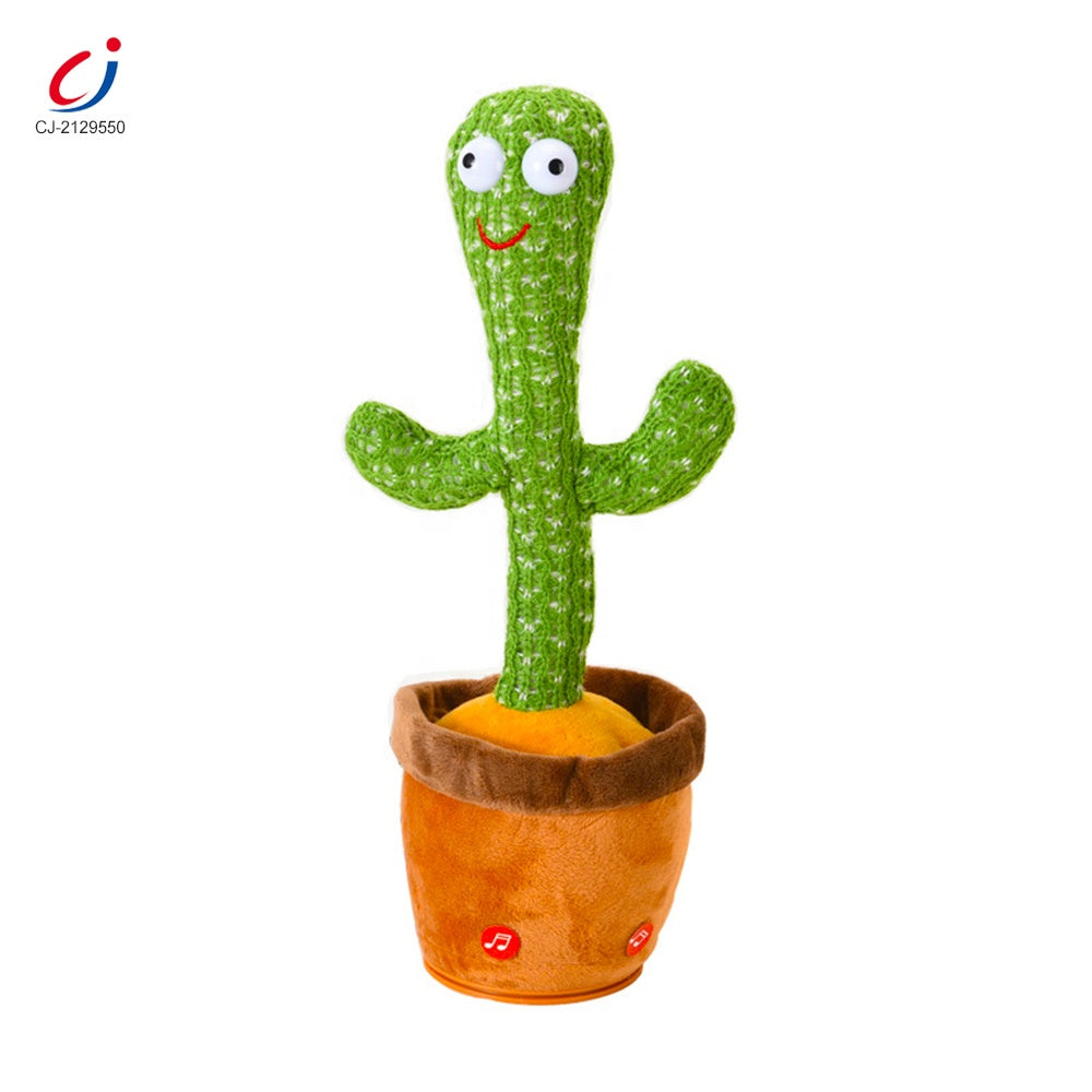 Dancing & Talking Cactus Plush Toy – Interactive Musical Singing Toy for Kids