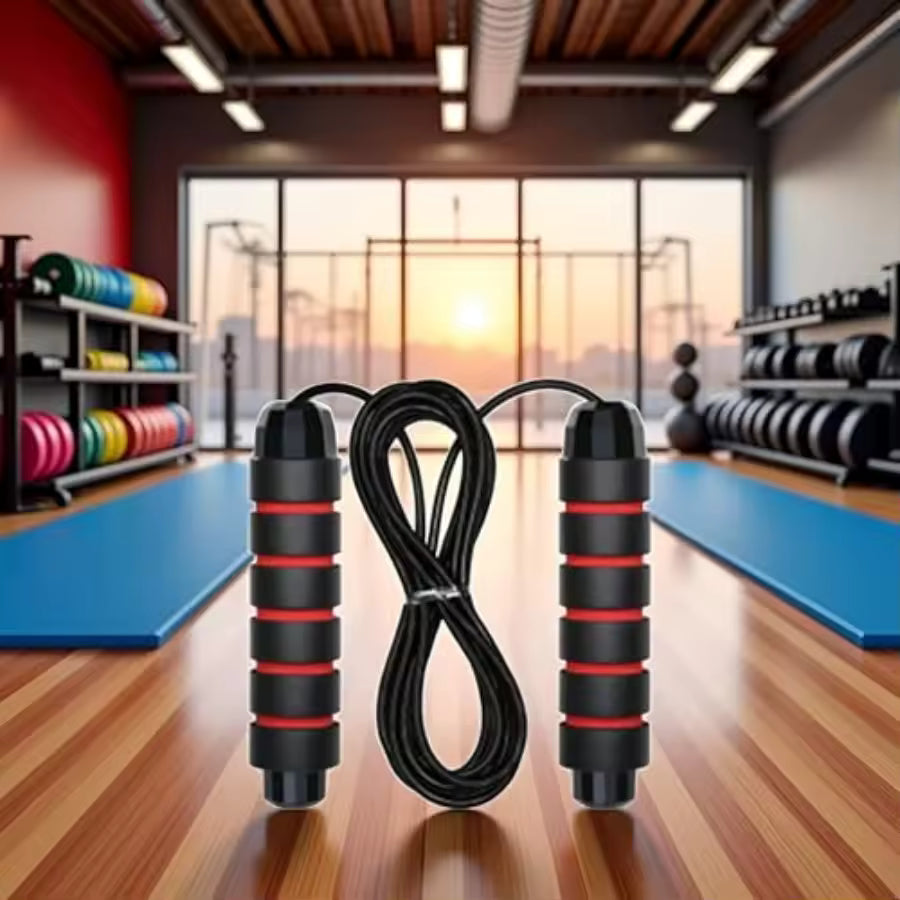 Adjustable Speed Jump Rope | Lightweight Fitness Skipping Rope for Men, Women & Kids