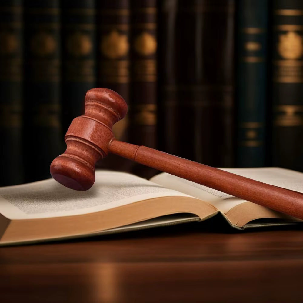 Wooden Judge Gavel Hammer
