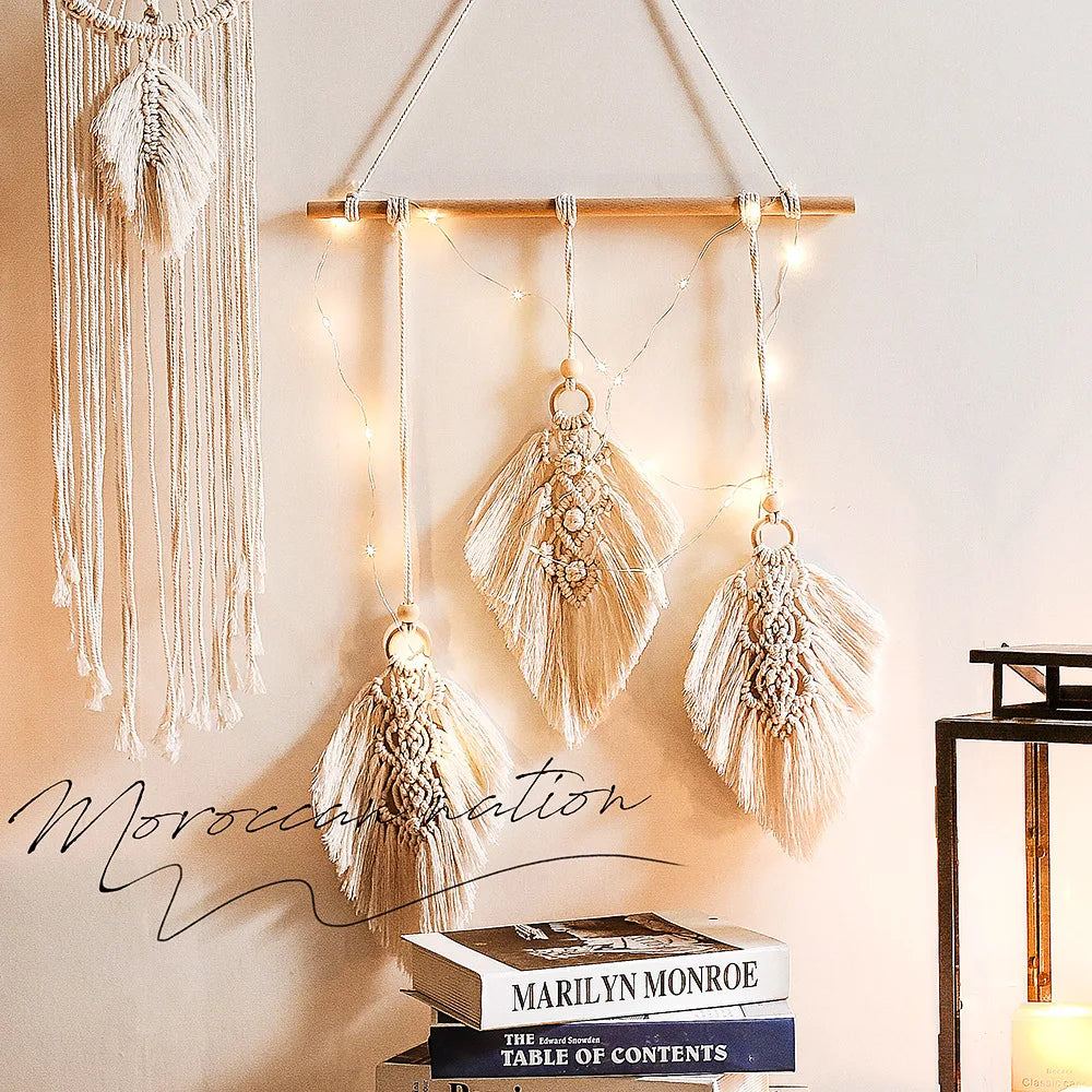 Macrame Wall Hanging Boho Home Decor Macrame Dream Catcher