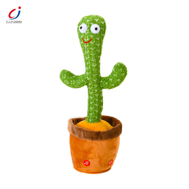 Dancing & Talking Cactus Plush Toy – Interactive Musical Singing Toy for Kids