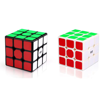 QiYi Sail W Professional 3x3 Speed Cube Puzzle – Smooth Stickerless Magic Cube Brain Teaser Toy for Kids & Adults