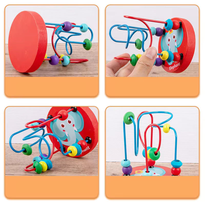 8-in-1 Wooden Educational Toy Set for Kids – Colorful Early Learning & Montessori-Inspired Activities
