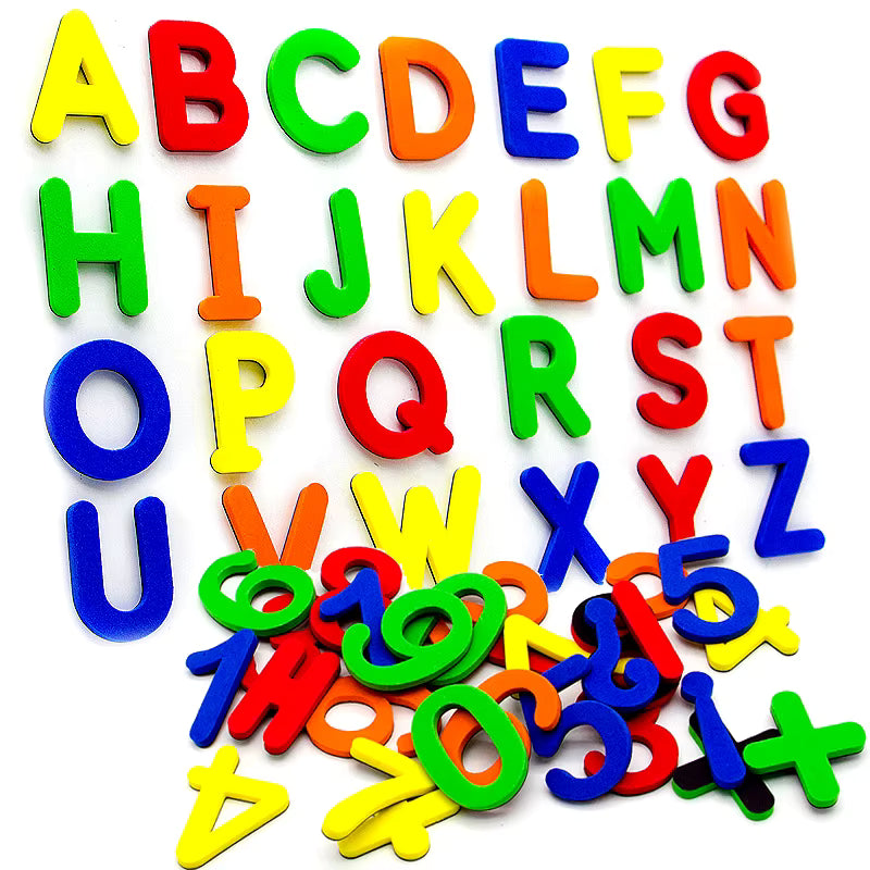 Magnetic Alphabet Letters EVA Foam Stickers
