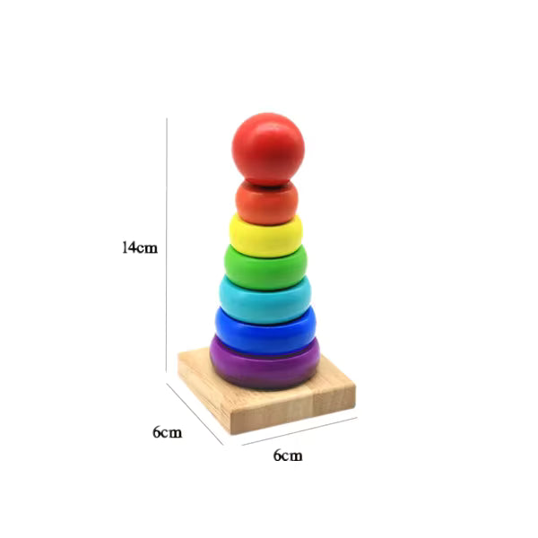 8-in-1 Wooden Educational Toy Set for Kids – Colorful Early Learning & Montessori-Inspired Activities
