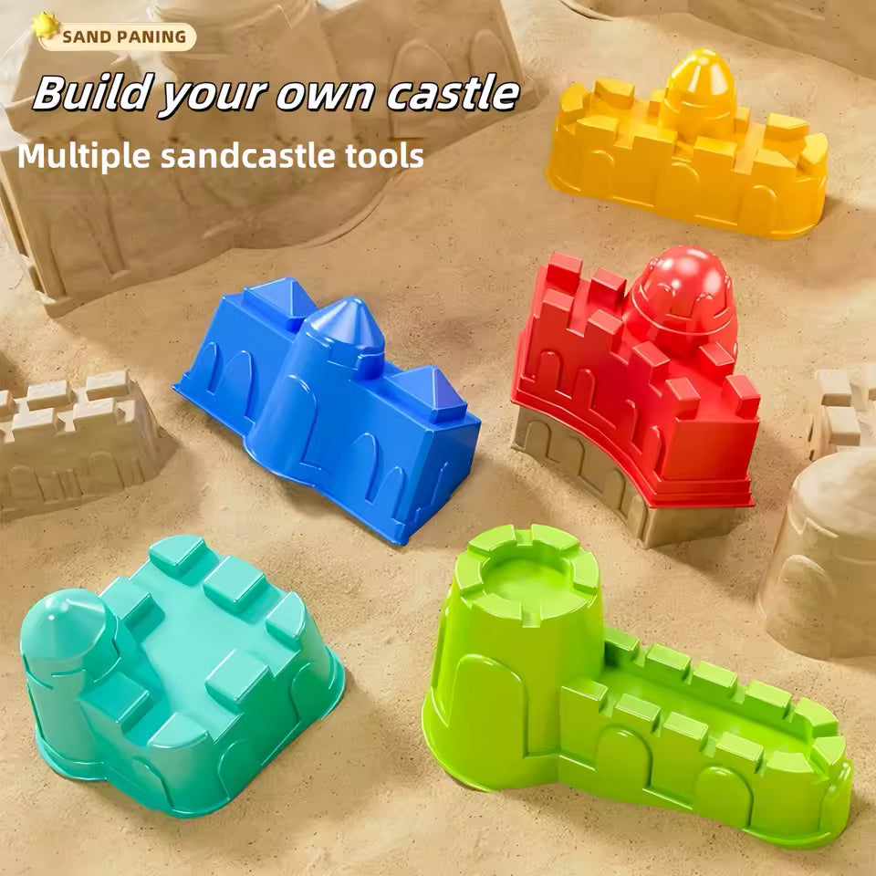 32-Piece Kids Beach Sand Toys Set with Bucket, Dump Truck & Sand Molds