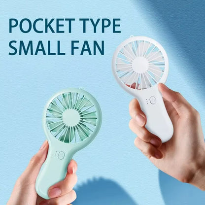 Portable Mini USB Rechargeable Handheld Fan | 3-Speed Personal Cooling Fan for Travel, Office & Home