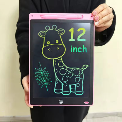 12 inch electronic drawing board LCD writing tablet educational toy Kids Graffiti Sketchpad Handwriting Blackboard Gift