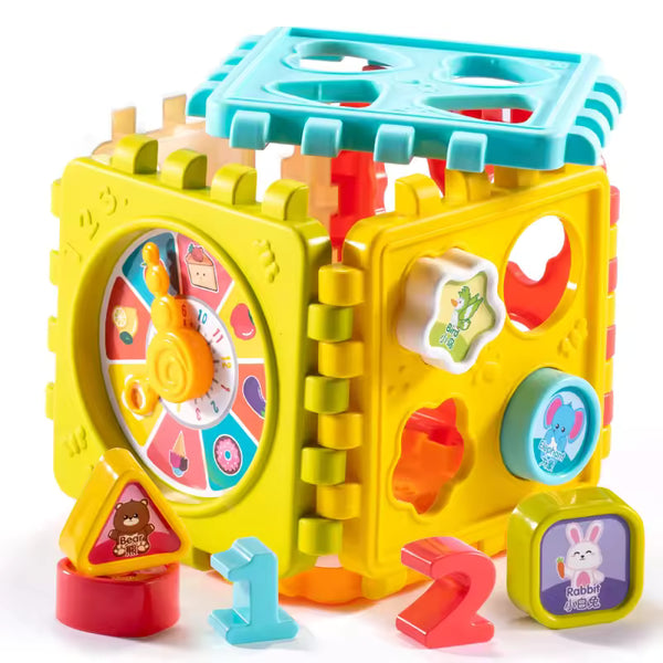 6-in-1 Montessori Activity Cube for Toddlers