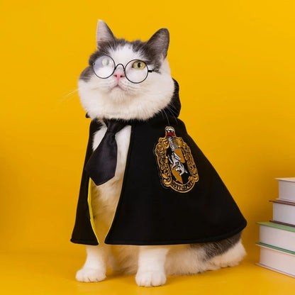 Pet Clothes Pet Cosplays Cloak College Cat Costume