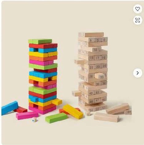 Wooden Tumbling Tower Stacking